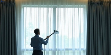 Commercial drapes cleaning service magpie-vic hotels offices